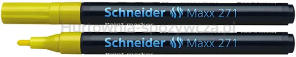Schneider Marker olejowy Maxx 271, okrągły, 1-2mm, żółty 