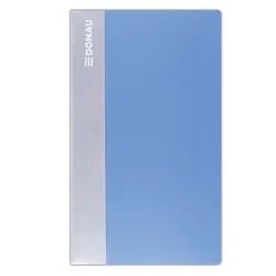 Wizytownik DONAU, PP, na 120 wizytówek, jasnoniebieski