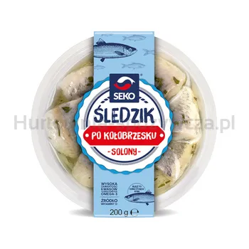 Seko Śledzik Na Okrągło Solony Po Kołobrzesku 200 G