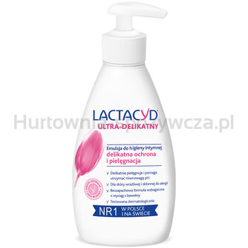 Lactacyd ULTRA-DELIKATNY emulsja do higieny intymnej z pompką 200ml