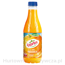 Hortex Sok 100% Pomarańcza Butelka Apet 1 L