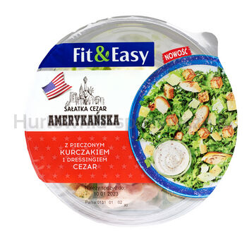 Fit&Easy Sałatka Z Kurczakiem Typu Cezar Polska 178G