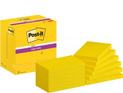 Karteczki Samoprzylepne Post-It Super Sticky (655-12Sscy-Eu), 127X76Mm, 12X90 Kart., Żółte