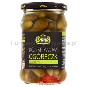 Smak Ogóreczki Konserwowe Klasyczne 300/150 G 