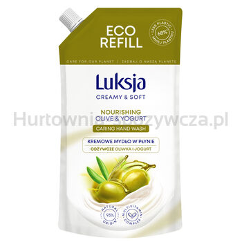 Luksja Mydło W Płynie Creamy Soft Kremowe Oliwka I Jogurt 400 Ml Opakowanie Uzupełniające