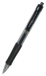 Q-Connect Długopis Automatyczny Żelowy 0,5Mm (Linia), Czarny 