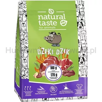 Dolina Noteci Natural Taste Suszona Karma dla Psa Dziki Dzik 1kg