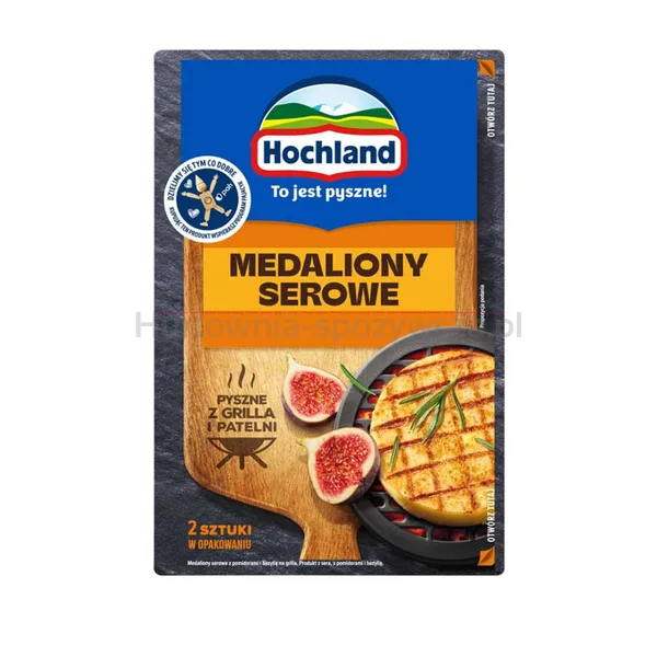 Hochland Grillowy. Medaliony serowe na grilla. 2 x 60 g