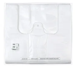 Reklamówka SARANTIS, HDPE, podstawowa, 25/6/45 cm, 8 mikr., 200 szt., biała