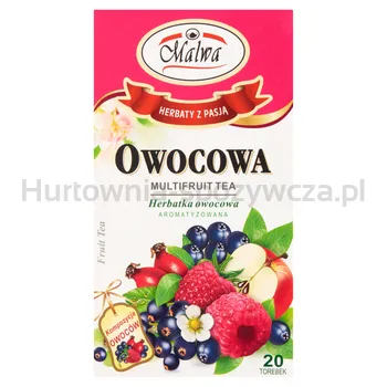 Malwa Herbatka owocowa, aromatyzowana 20 torebek 40 g (20x2 g)