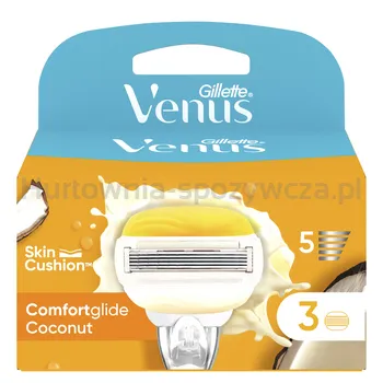 Venus Comfortglide Coconut plus Olay Wkłady do maszynki x3