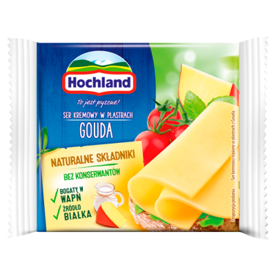 Hochland Gouda Ser Topiony W Plastrach Z Goudą 130 G