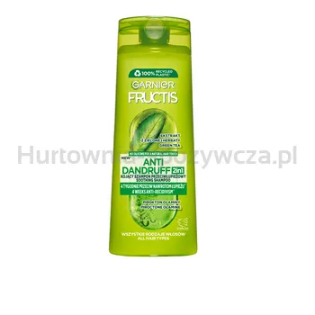 Garnier Fructis Przeciwłupieżowy 2 W 1 Szampon Wzmacniający Do Włosów Normalnych 400 Ml