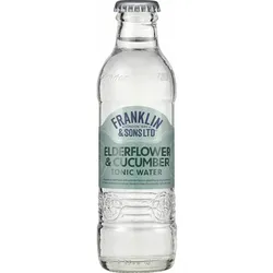 Franklin Sons Elderflower Cucumber Tonic Water 200 Ml