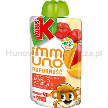 Kubuś Immuno Odporność Mus Mango Acerola 100 G