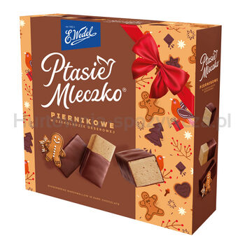 E. Wedel Ptasie Mleczko® Piernikowe w czekoladzie deserowej 340g