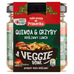 Primavika Veggie Bowl Roślinny lunch quinoa & grzyby 180 g