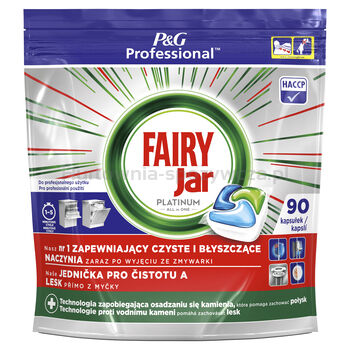 Fairy Kapsułki Do Zmywarek Professional Platinum 90 Kapsułek