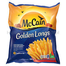 Mccain Golden Longs Ekstra Długie Frytki 750 G