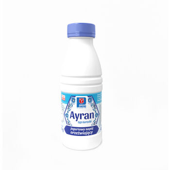 Ayran napój jogurtowy typ turecki butelka 400g OSM Piaski