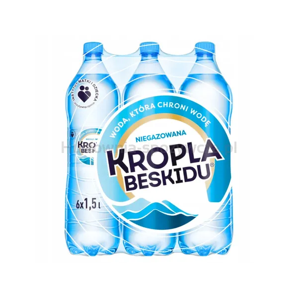 KROPLA BESKIDU niegazowana 1,5l (w tym +0,50 zł/szt. zwrotnej kaucji)