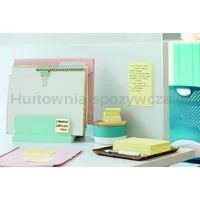 Post-It Karteczki Samoprzylepne Super Sticky (622-12Sscy-Eu), 47,6X47,6 Mm, 12X90 Kart., Żółte  - 3