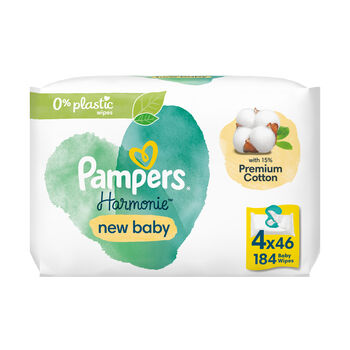 Pampers Harmonie New Baby 184 Szt. (4X46 Szt.)