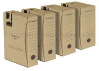 Pudło archiwizacyjne Q-CONNECT, karton, A4/80mm, szare - 2