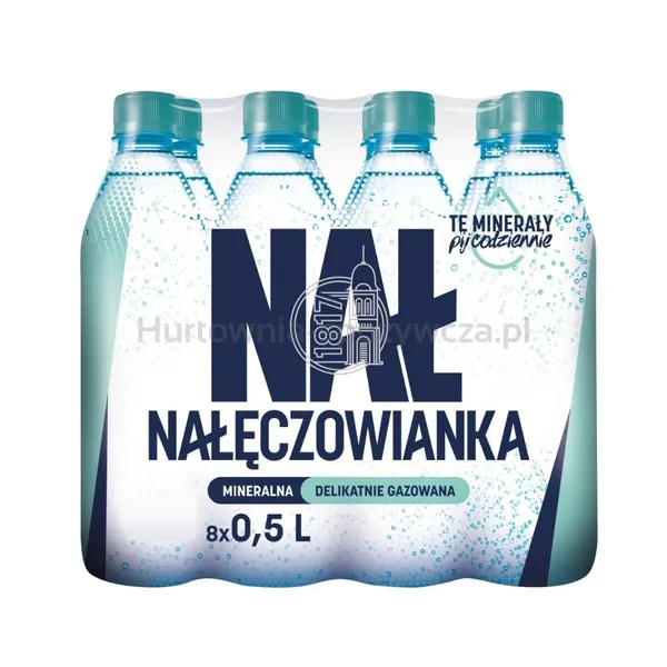 Nałęczowianka Naturalna woda mineralna delikatnie gazowana 0,5 l