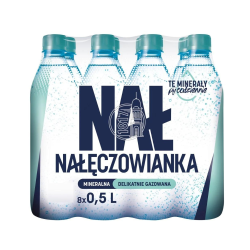 Nałęczowianka Naturalna woda mineralna delikatnie gazowana 0,5 l