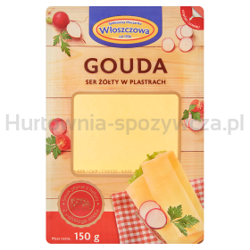 Włoszczowa Ser Plastry O/Z Gouda 150G 