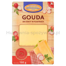 Włoszczowa Ser Plastry O/Z Gouda 150G 