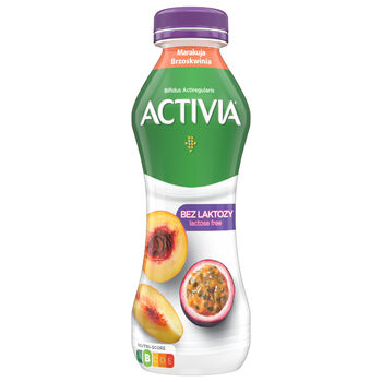 Danone Activia Do Picia Bez Laktozy Brzoskwinia-Marakuja 270G