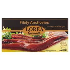 Lorea Filety Anchovies W Oleju Roślinnym 50G
