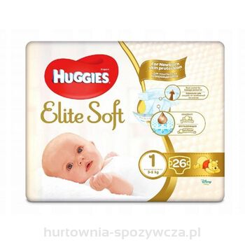 Huggies 26 Szt Goldfinger Newborn 1 (2-5 Kg) Pieluchy