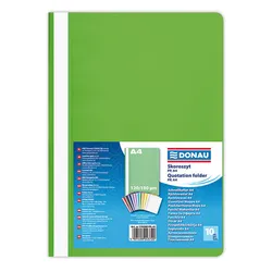 Skoroszyt Donau, Pp, A4, Standard, 120/180Mikr., Jasnozielony