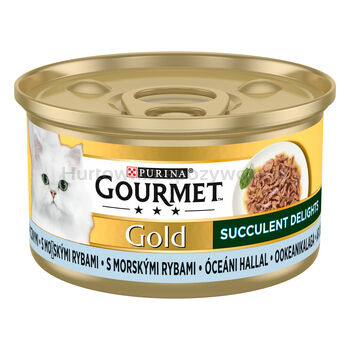 Gourmet Gold Succulent Delights Z Rybami Oceanicznymi 85G