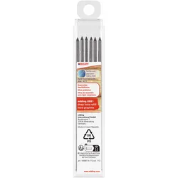 Wymienne wkłady e-8881 EDDING, do ołówka e-8880, 6 szt., grafitowe