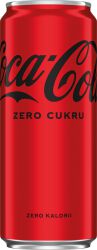 Coca Cola Zero, puszka, 0,33l 
