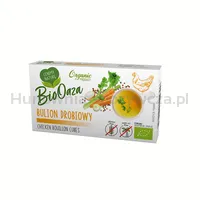 Biooaza Bulion Kostki Drobiowe Bez Dodatku Cukrów Bezglutenowe Bio (6 X 11 G)  