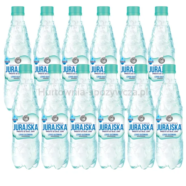 Woda Jurajska Lekko Gazowana 500 Ml (w tym +0,50 zł/szt. zwrotnej kaucji)