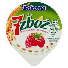 Bakoma Jogurt 7 Zbóż Z Malinami 300G