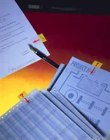 Post-It Zakładki indeksujące z nadrukiem „wykrzyknik” (680-33), PP, 25,4x43,2mm, 50 kart.  - 4