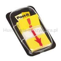 Zakładki indeksujące POST-IT® z nadrukiem „wykrzyknik” (680-33), PP, 25,4x43,2mm, 50 kart. - 2