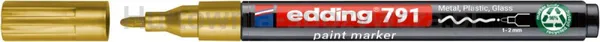 Marker olejowy e-791 EDDING, PCR, złoty