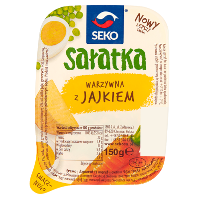 Seko Sałatka Warzywna Z Jajkiem 150G