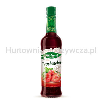 Herbapol Syrop Owocowy Truskawka Z Witaminami .C, D, B6 I Cynkiem 420 Ml