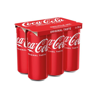 Coca Cola 330Ml x 6 sztuk