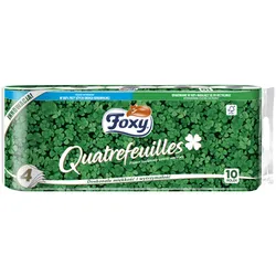 Foxy Quatrefeuilles Papier Toaletowy 10 Rolek Biały