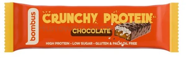 Baton Crunchy Protein Czekoladowy Bezgl. 50 G